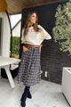 Rok Tweed Zwart