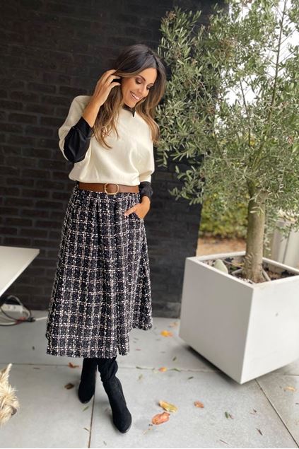 Pull - Terra di siena - Ivory