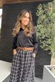 Blouse - Selected by My Wish - Satijn basic - zwart