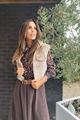 Blouse - Selected by My Wish - Luipaard groot - Bruin