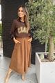 Picture of Rok - Selected by My Wish - Daim met riem - cognac
