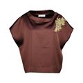 Afbeelding van T-shirt - Amélie & Amélie - New Chieti Party - Burgundy