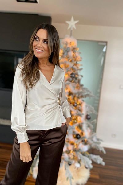 Picture of Blouse - CTN -25WB016- Ivoor