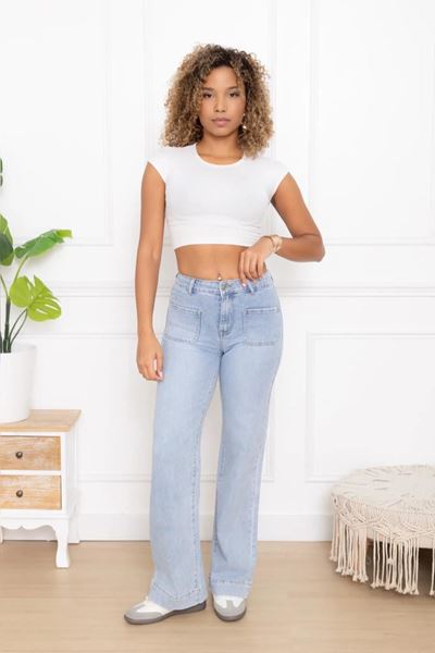 Picture of Broek - Selected by My Wish - zakjes -  Lichte jeans