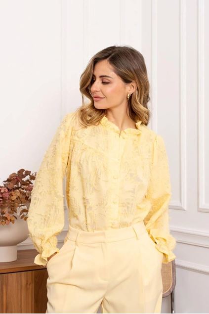 Afbeeldingen van Blouse  - Selected by My Wish - 731 - Geel