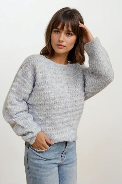 Afbeeldingen van Pull - Selected by My Wish - Js-  Licht blauw