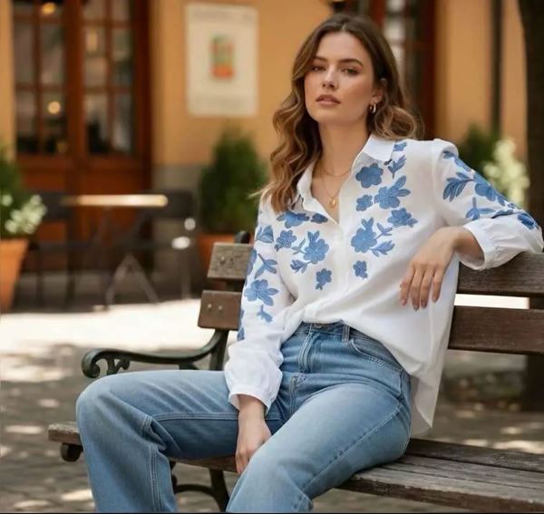 Afbeelding van Bloes - Selected by My Wish -  blauw bloem 88