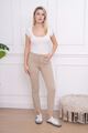 Afbeelding van Broek - Selected by My Wish - Beige rechte jeans -Y6189