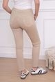 Afbeelding van Broek - Selected by My Wish - Beige rechte jeans -Y6189