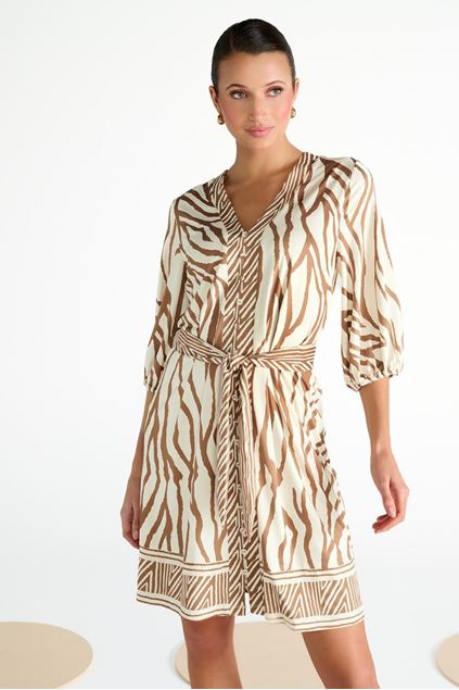 Afbeeldingen van Jurk - K-design - C208 - P077 - PRE ORDER