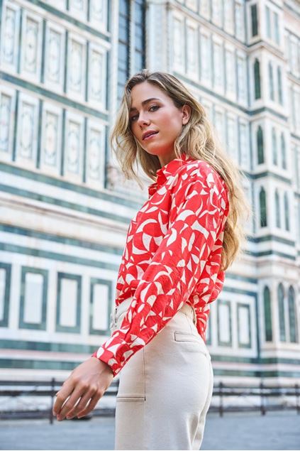 Picture of Blouse - Esqualo - SP26.14004 - print