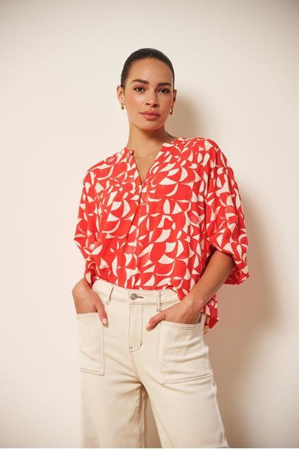 Picture of Blouse - Esqualo - SP26.14003 - print
