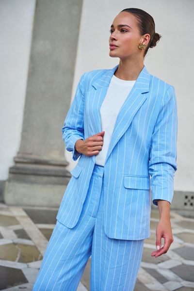 Afbeelding van Blazer - Esqualo - SP26.17005 - pacific blue