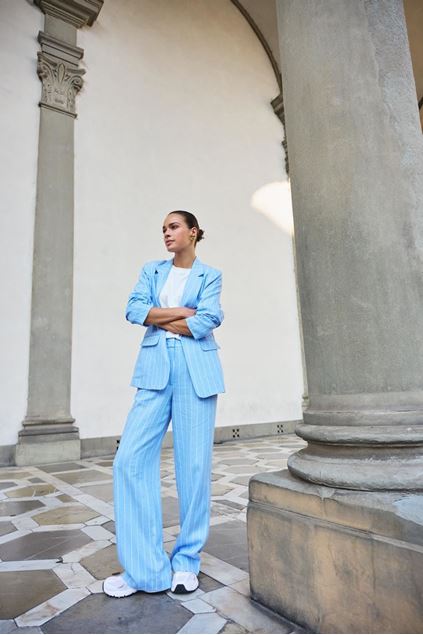 Afbeeldingen van Broek - Esqualo - SP26.17006 - pacific blue