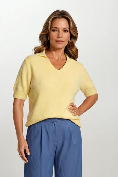 Afbeelding van Pull - Terra di Siena - polo - geel