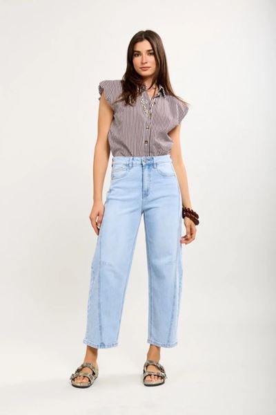 Afbeelding van Broek - Toxik3 - L21550 - jeans balloon