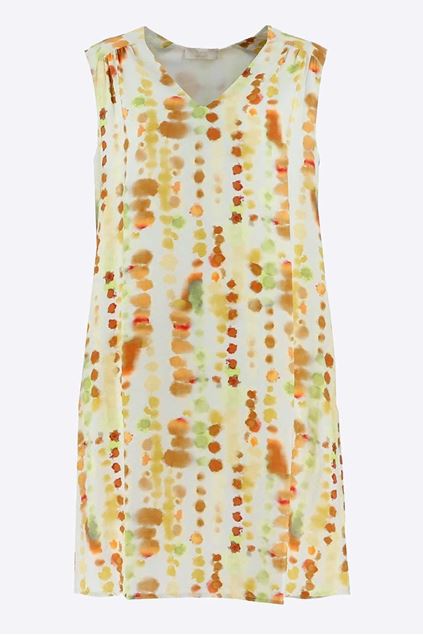 Afbeeldingen van Jurk - Signe Nature - 880044 - blanc cassé lime ora