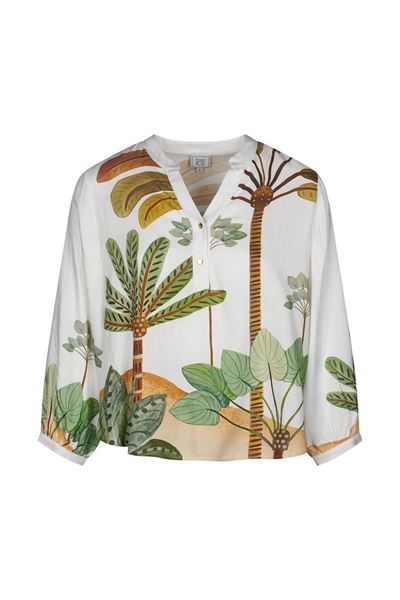 Afbeelding van Blouse - Green ICE - Edric - ecru