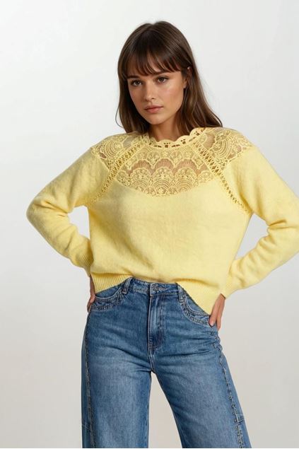 Afbeeldingen van Pull - Selected by My Wish  - BP298 - jaune