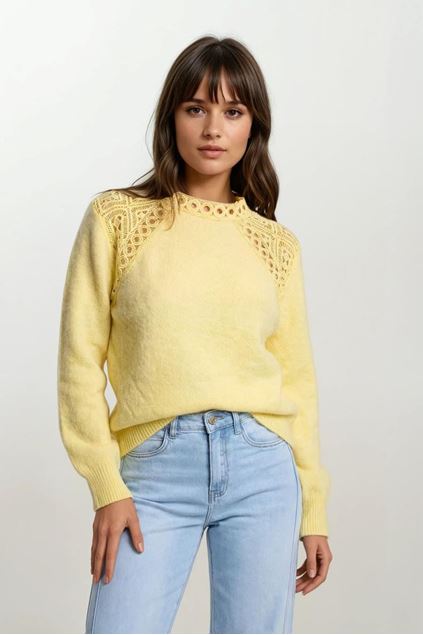 Afbeeldingen van Pull - Selected by My Wish  - BP297 - jaune