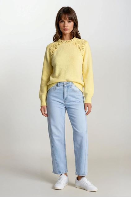 Afbeeldingen van Pull - Selected by My Wish  - BP297 - jaune