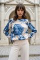 Afbeelding van Blouse - Rinascimento - CFC0128024003 - blu brillante