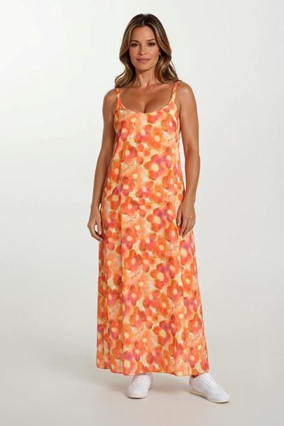 Picture of Jurk - Signe Nature - 880037 - corail lime