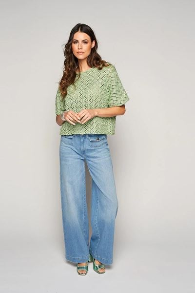Picture of Broek - Green ICE - Ossie - lt blue
