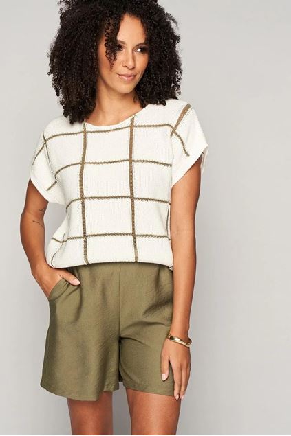 Afbeeldingen van Short - Green ICE - Iduna - kaki