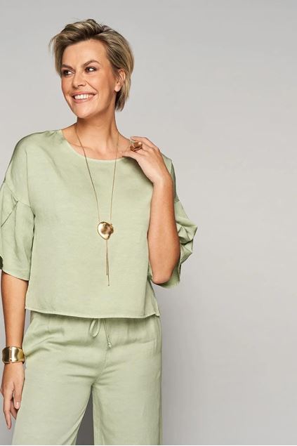 Picture of Blouse - Green ICE - Utano - olive