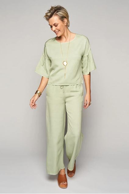 Show details for Blouse - Green ICE - Utano - olive Picture of Blouse - Green ICE - Utano - olive