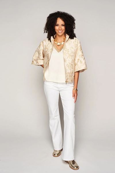 Picture of Blouse - Green ICE - Umoja - ecru