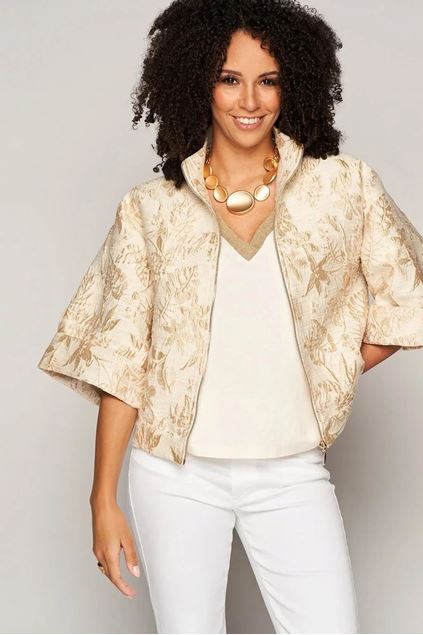 Picture of Vest - Green ICE - Isander - ecru