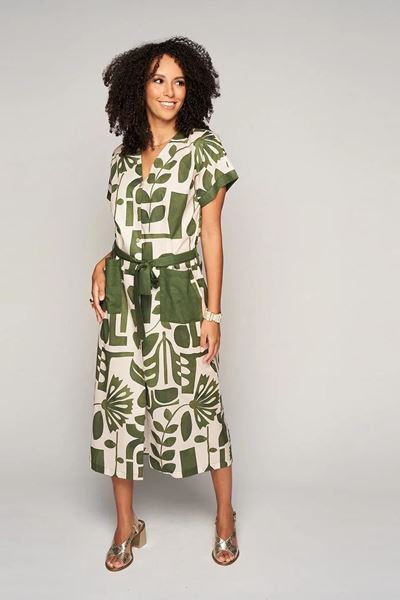 Picture of Jurk - Green ICE -  Jaime - khaki