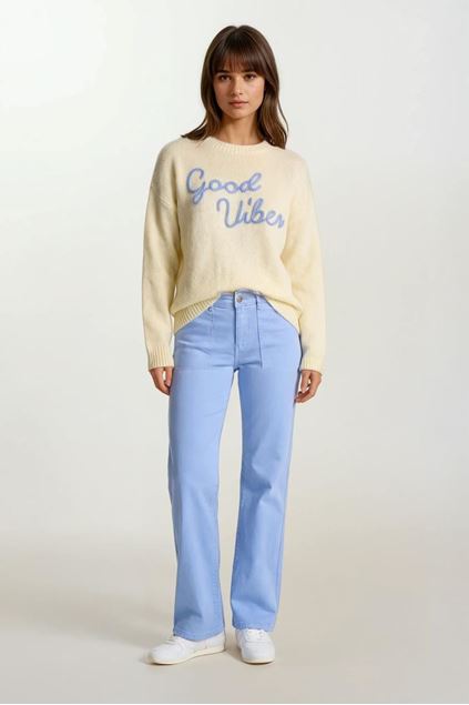 Show details for Pull - Terra di Siena - Good vibes - geel Picture of Pull - Terra di Siena - Good vibes - geel