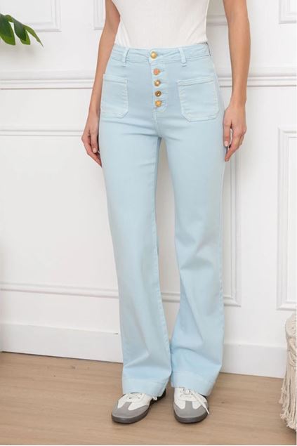 Afbeeldingen van Broek - Selected by My Wish - Y6132 - light blue