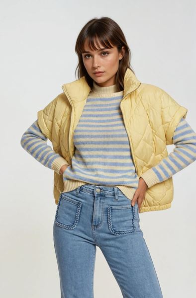 Picture of Bodywarmer - Selected by My Wish - Korte mouw - geel