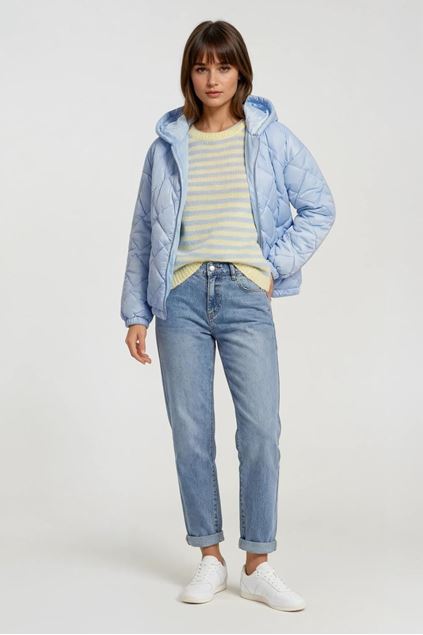 Afbeeldingen van Bodywarmer - Selected by My Wish - Kap - lichtblauw