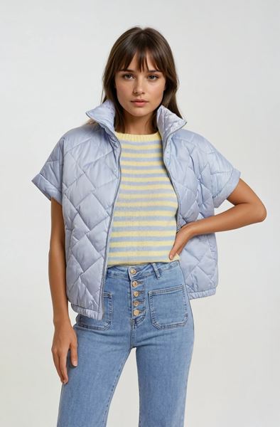 Picture of Bodywarmer - Selected by My Wish - Korte mouw - licht blauw