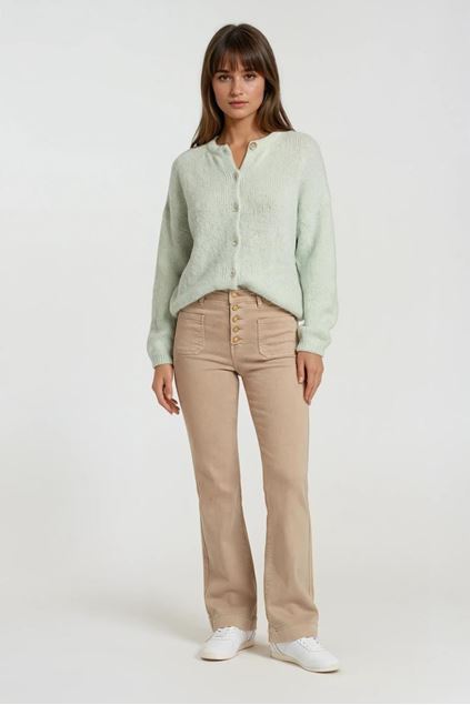 Toon details van Cardigan - Selected by Podium -knopen S26 - mint Afbeeldingen van Cardigan - Selected by Podium -knopen S26 - mint