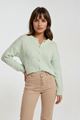 Afbeelding van Cardigan - Selected by Podium -knopen S26 - mint
