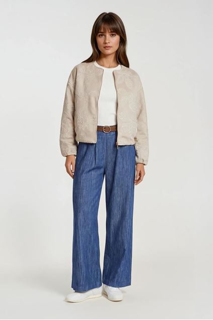 Afbeeldingen van Broek - Terra di Siena - Brede jeans