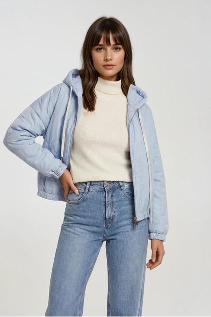 Toon details van Jas - Terra di Siena - doorstikt - lichtblauw Afbeeldingen van Jas - Terra di Siena - doorstikt - lichtblauw