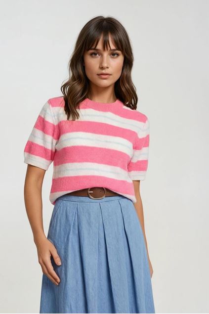 Toon details van Rok - Terra di Siena - Denimlook Afbeeldingen van Rok - Terra di Siena - Denimlook