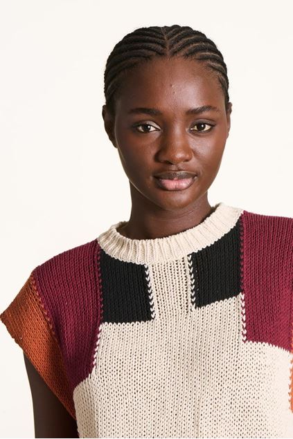 Picture of Pull - La Fée Maraboutée - Floyd - ecru/mahogany