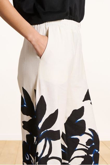 Show details for Broek - La Fée Maraboutée - Demeris - ecru/noir Picture of Broek - La Fée Maraboutée - Demeris - ecru/noir