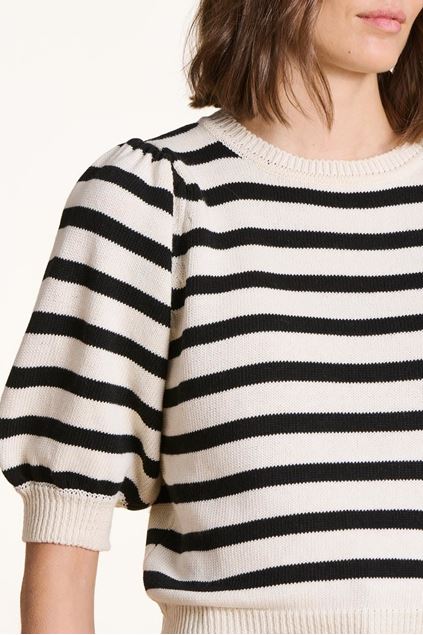 Picture of Pull - La Fée Maraboutée - Felixia - ecru/noir