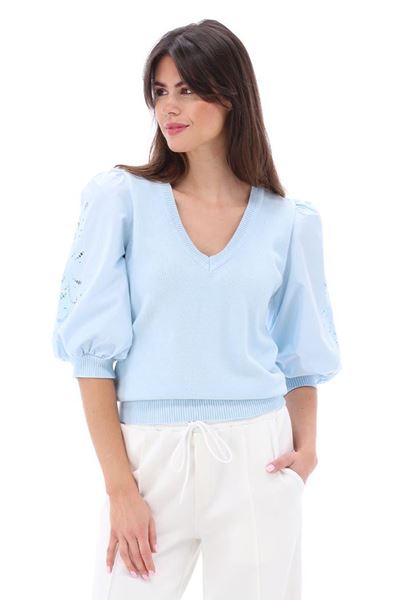 Afbeelding van Pull -  You are my Lobster by k-design - C808L - Bleu