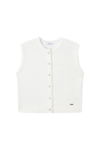 Afbeelding van Gilet - Vila Joy - Krista - white