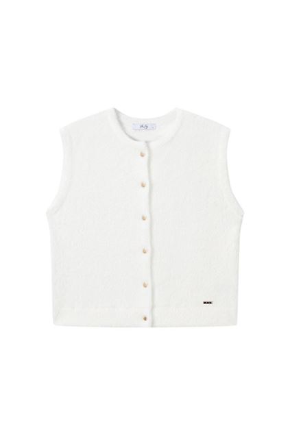 Picture of Gilet - Vila Joy - Krista - white